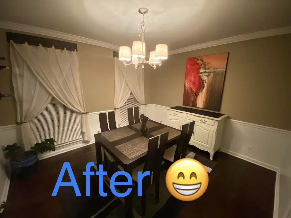 Professional dining room restoration after water damage in North Stonington